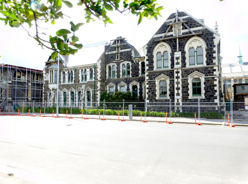 Courtyard of Christchurch Arts Centre