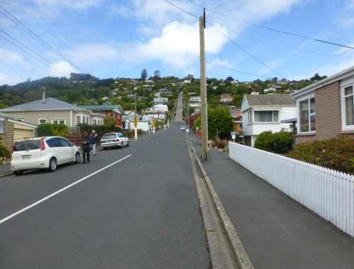 Blick in die Baldwinstreet Dunedin 2
