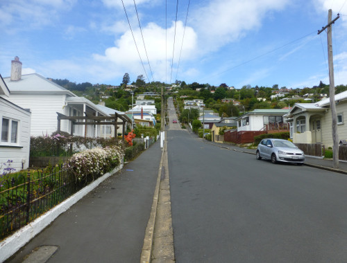 Blick in die Baldwinstreet Dunedin 3