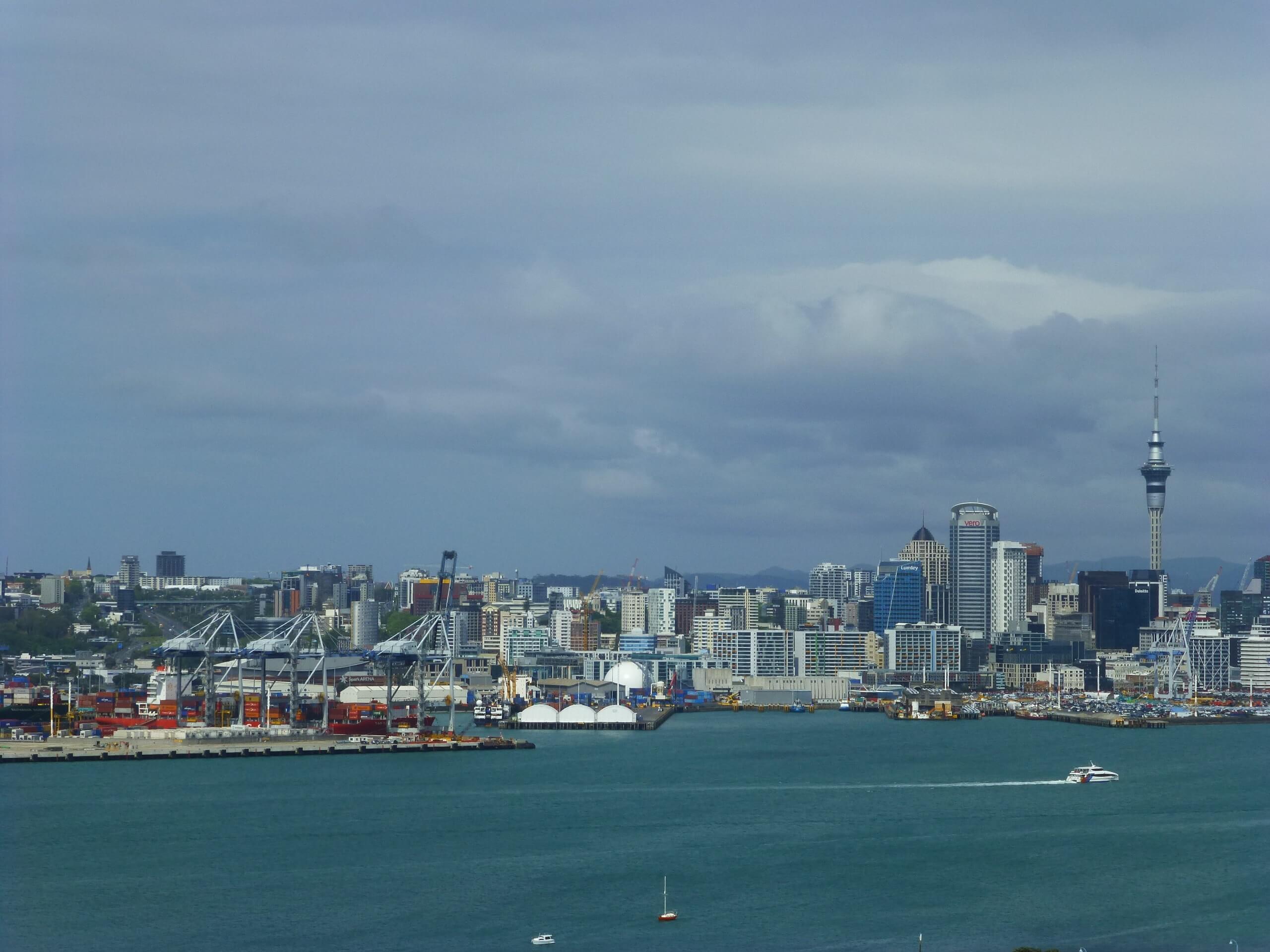 Neuseeland Reise, Auckland, City vom Mount Viktoria